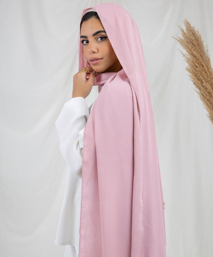 Pure Chiffon Crinkle Scarf