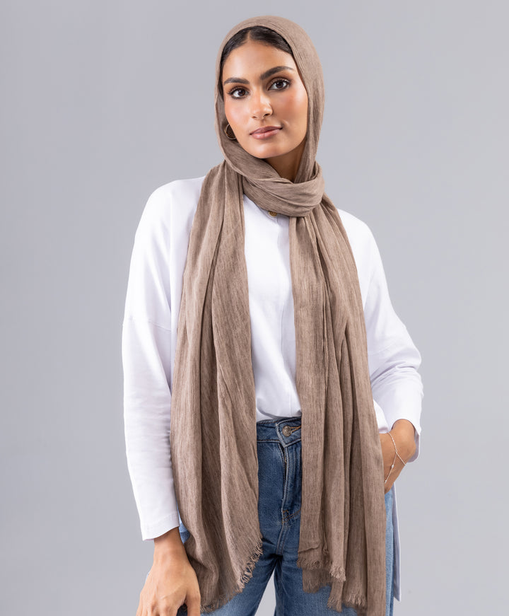 Marble Linen Scarf