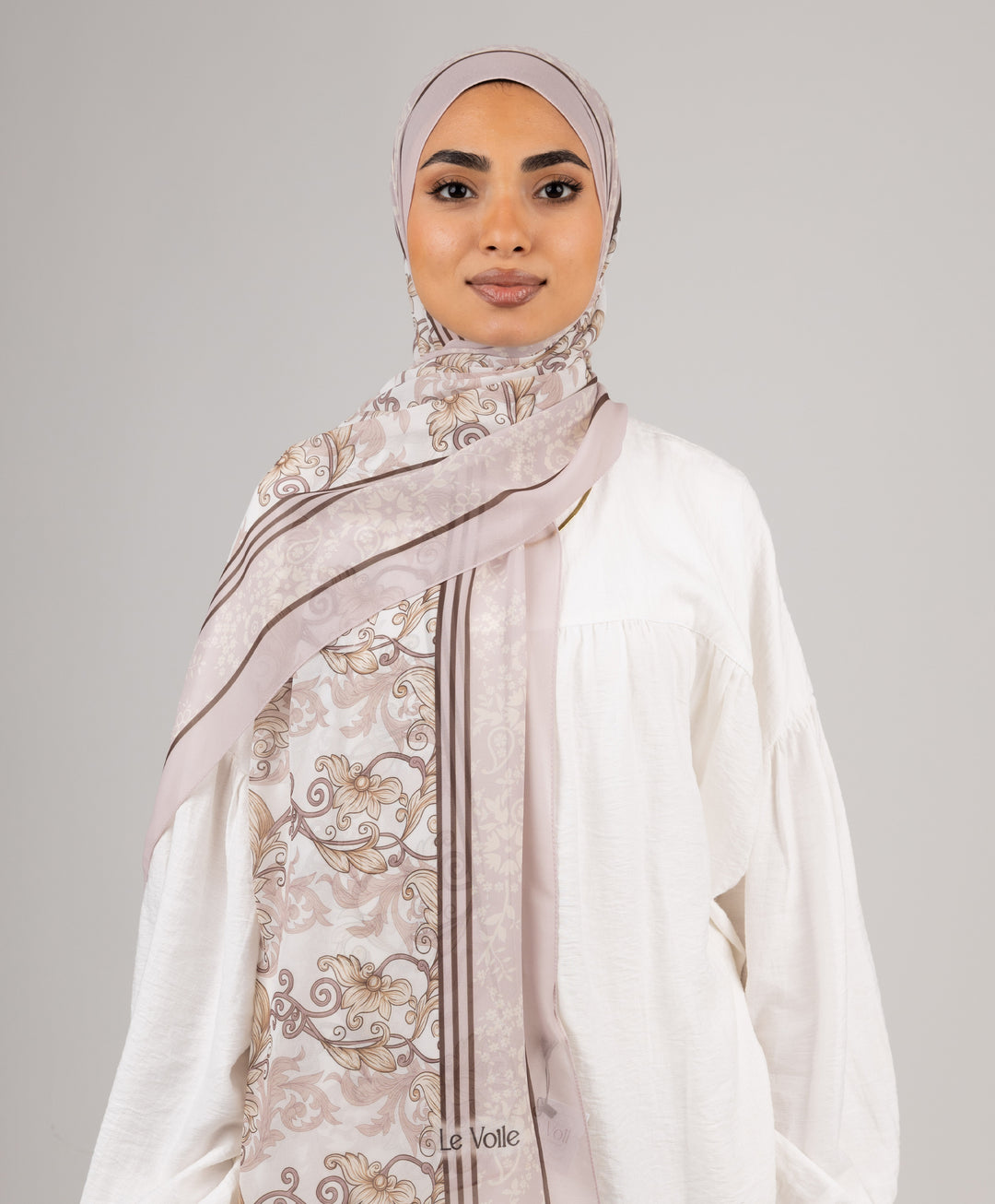 Quill Chiffon Scarf