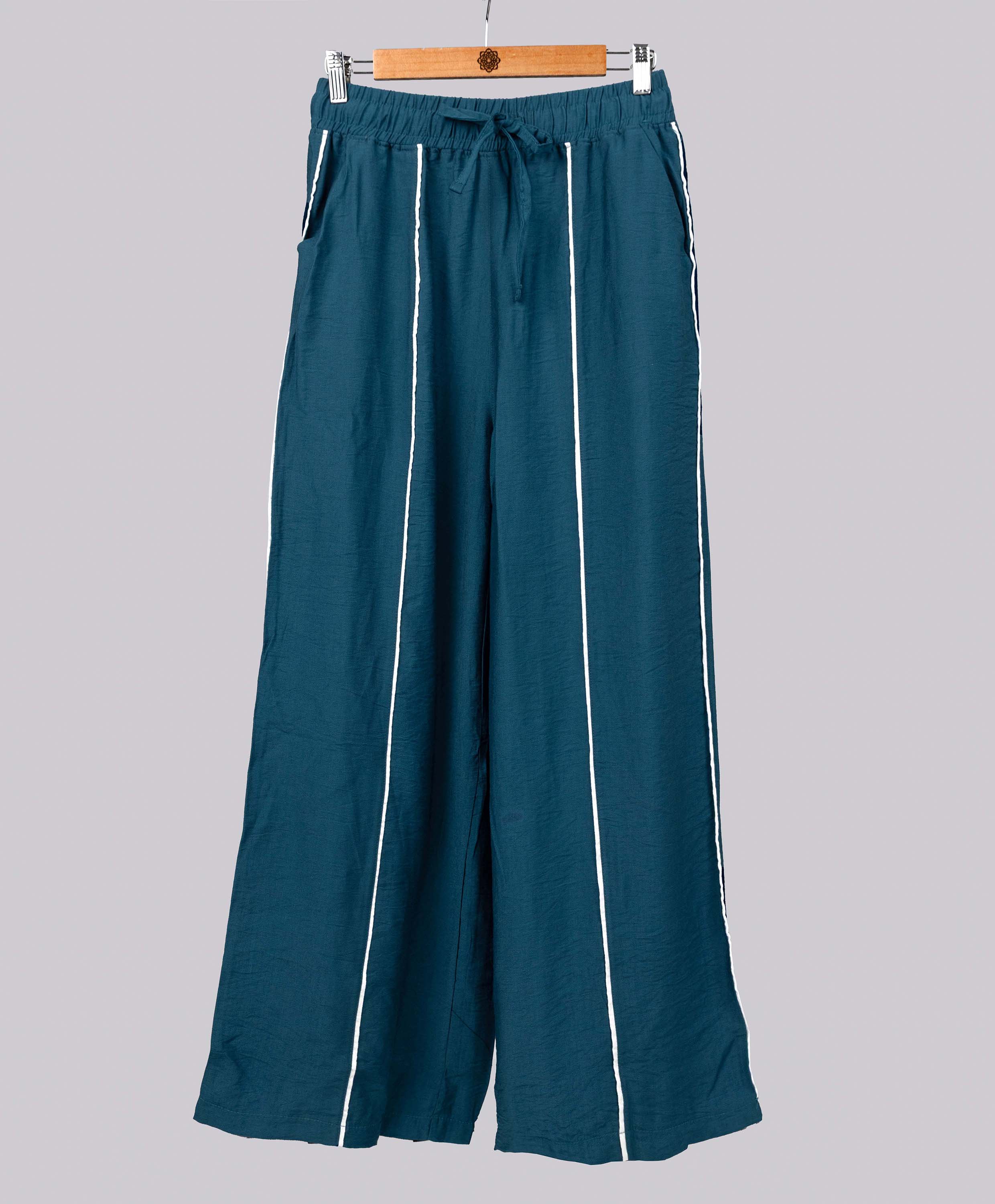 Piping Linen Pants – Le Voile