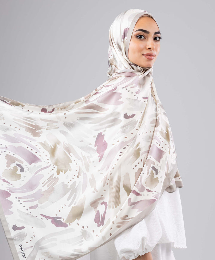 Artistic Luxury Silk Scarf