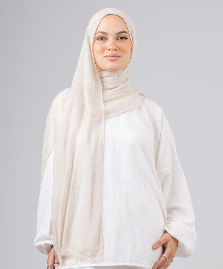Bamboo Cotton Crushed Scarf