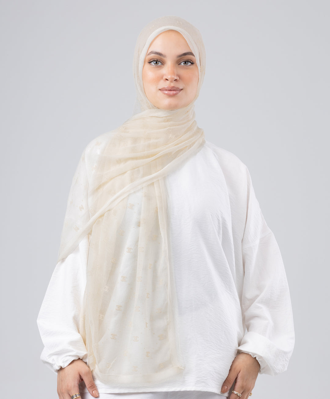 Lace Luxury Crinkle Scarf