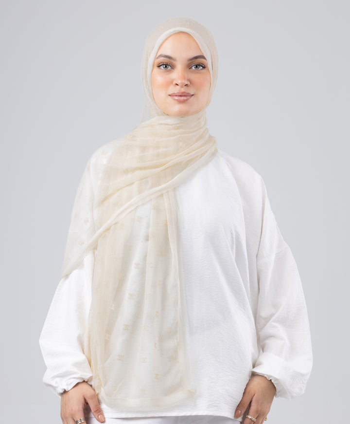 Lace Luxury Crinkle Scarf