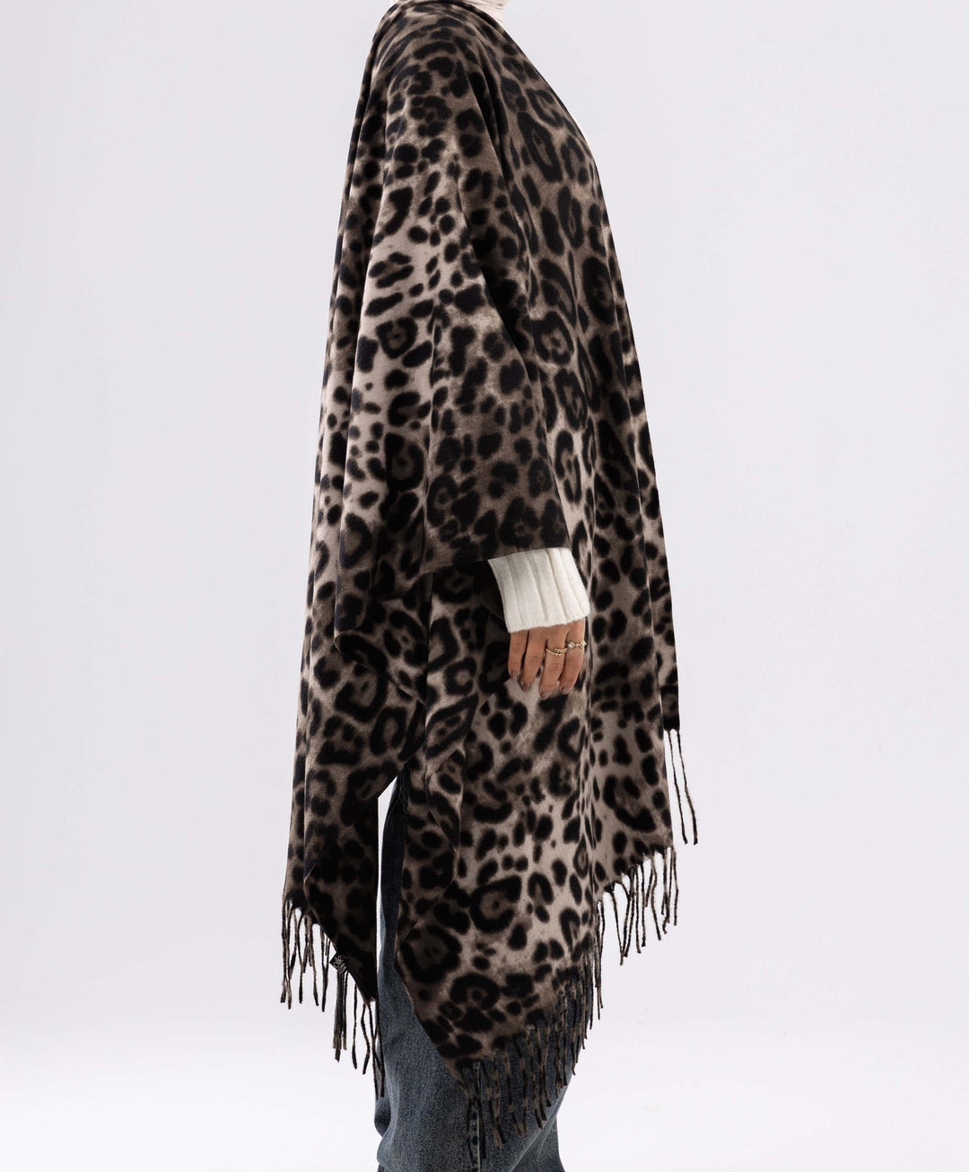 Casual Leopard Winter Shawl