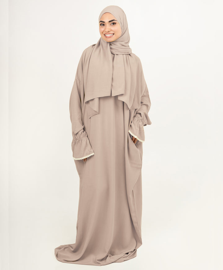Plain Viscose Flounce Sleeves Isdal