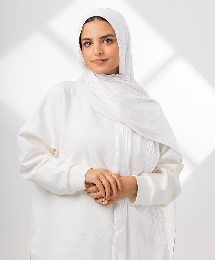Whisper Satin Chiffon Scarf