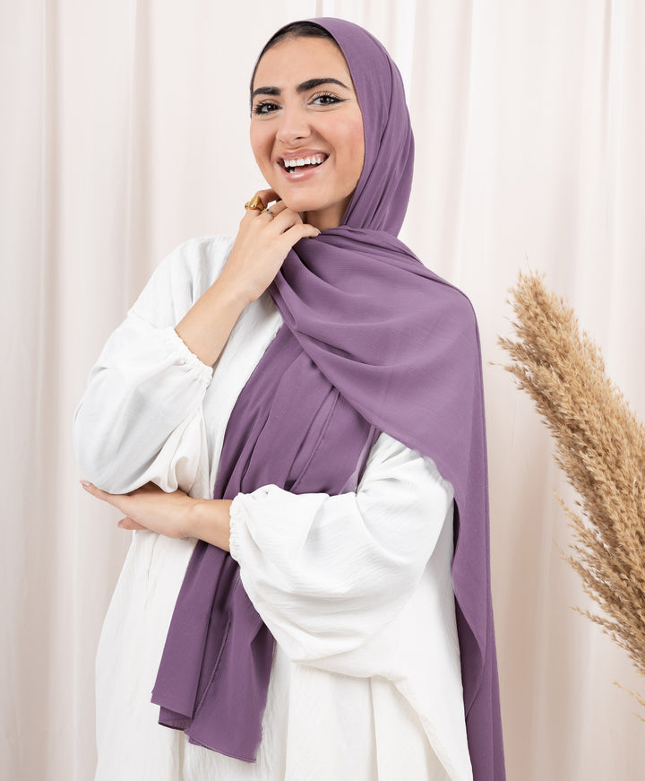 Dots Crinkle Chiffon Scarf