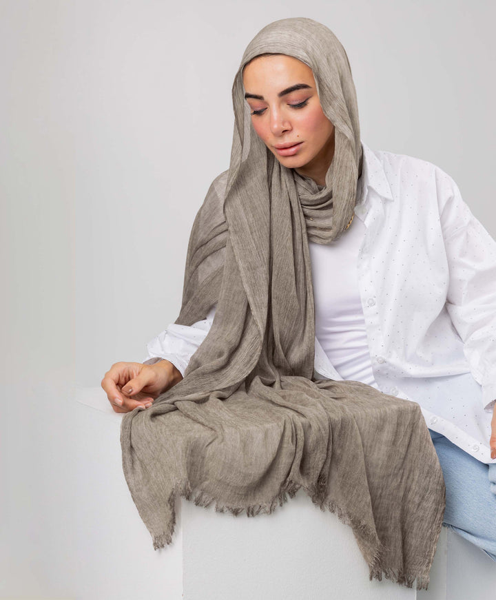 Marble Linen Scarf