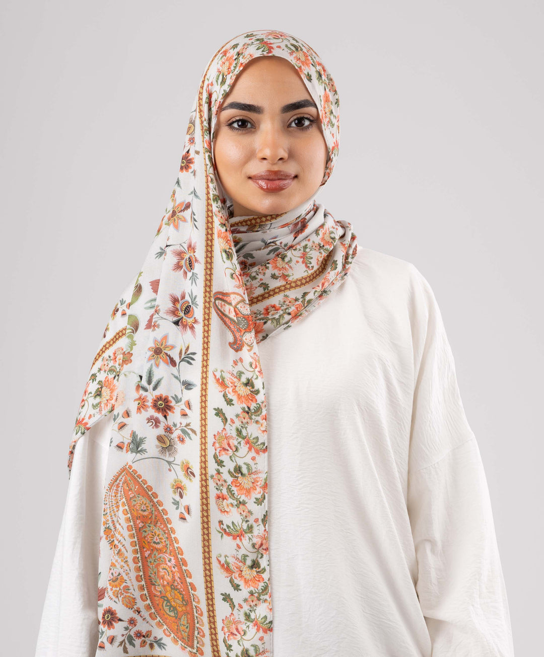 Autumn Paisley Modal Scarf