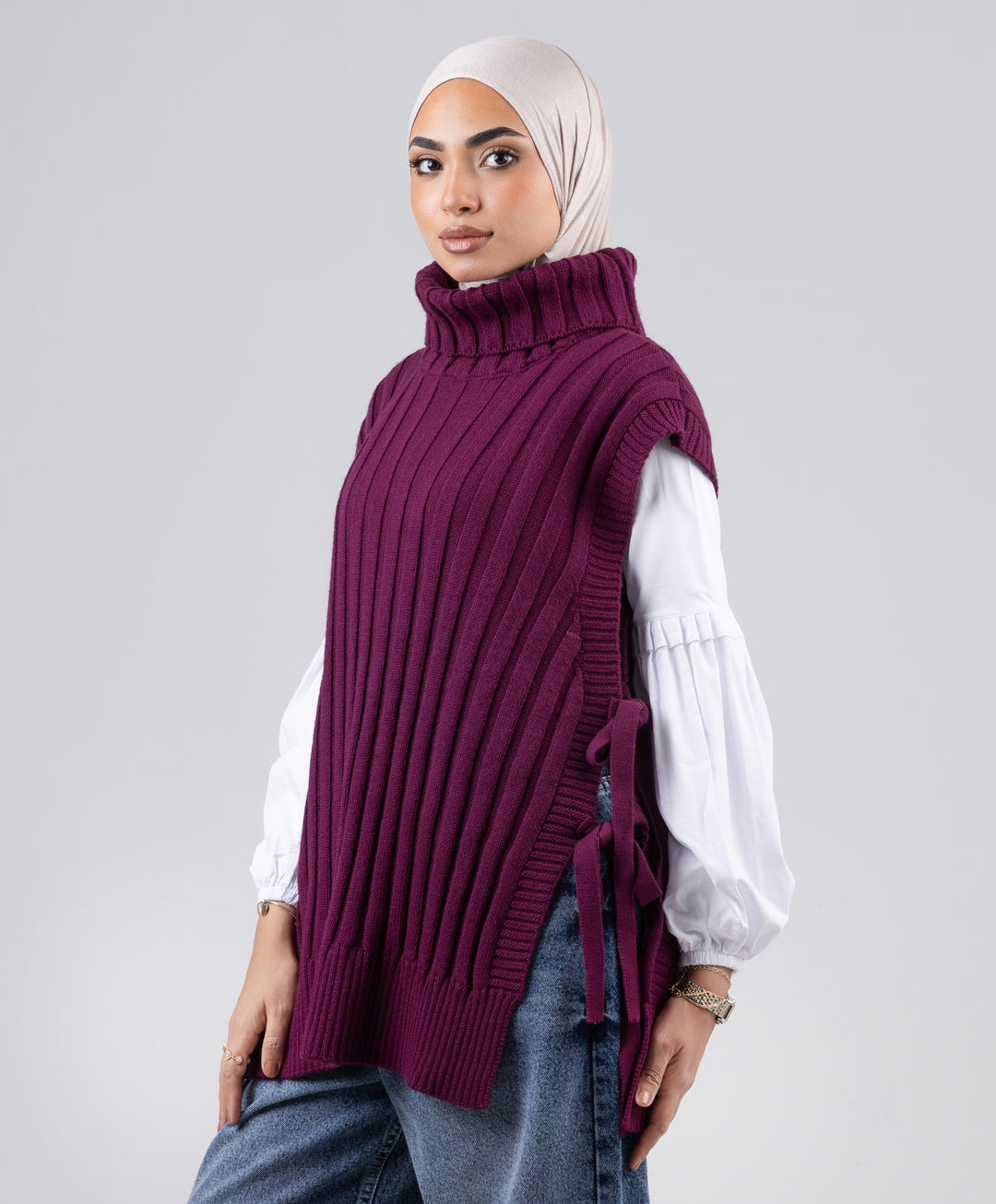 Slouchy Ribbed Vest