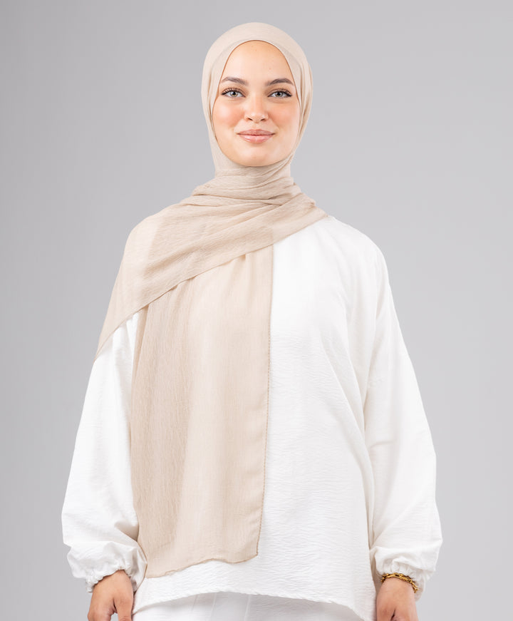 Ruffle Chiffon Scarf