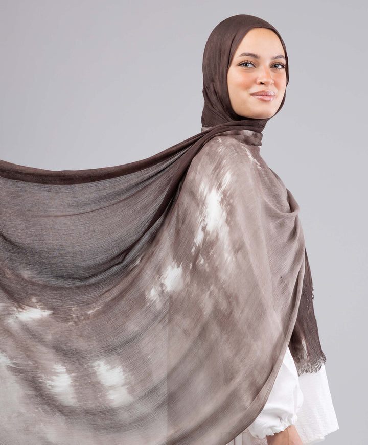 Soft Tie Dye Cotton Scarf