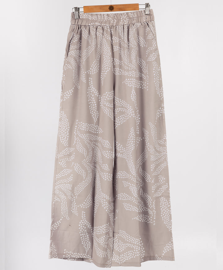 Printed Satin Pants