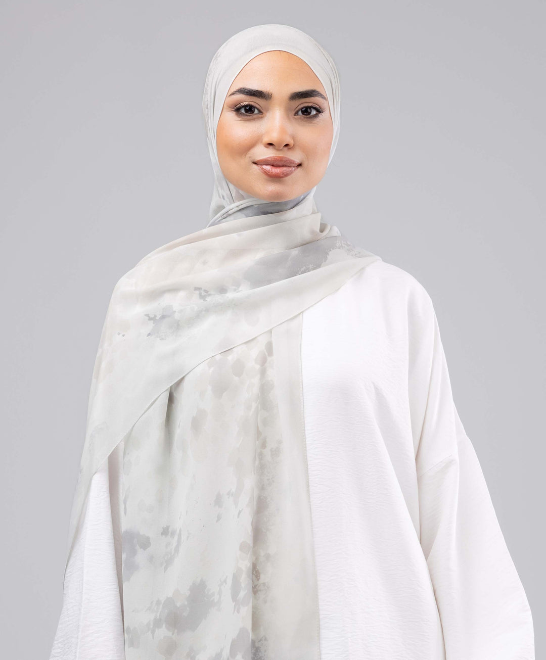 Milky Cloud Chiffon Scarf