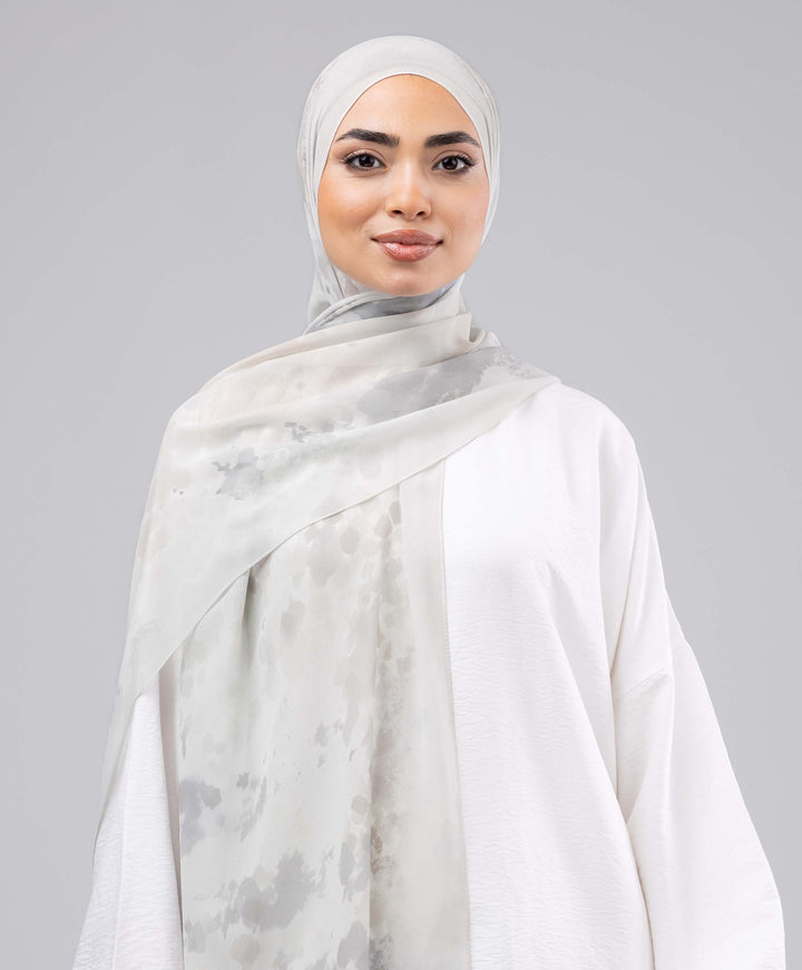 Milky Cloud Chiffon Scarf