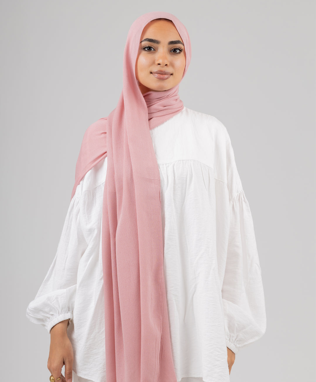 Elegant Cotton Crinkle Scarf