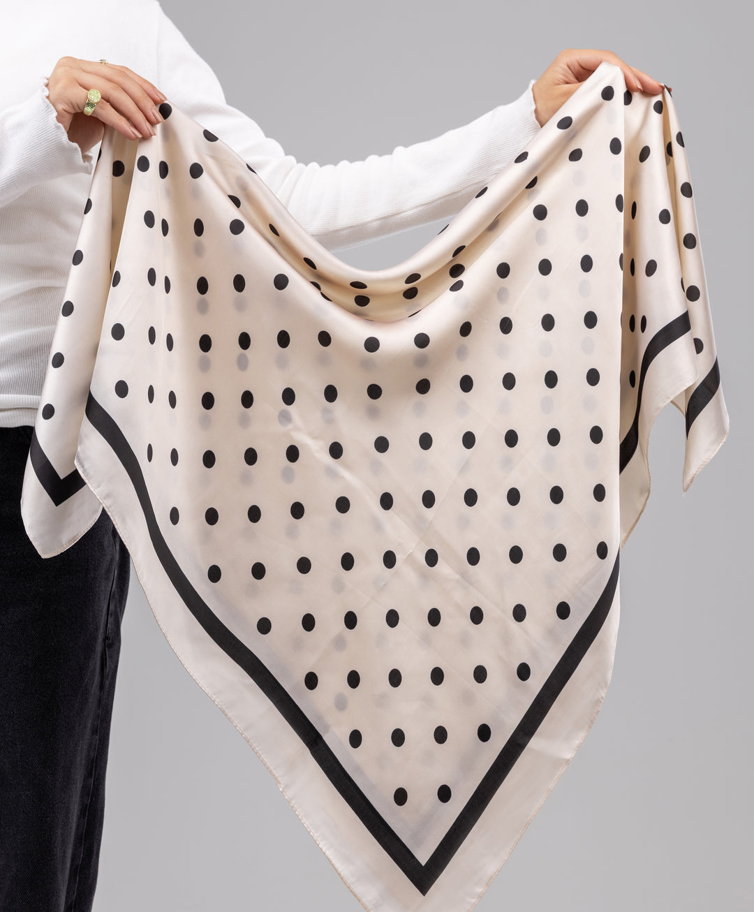Printed Silk Square Scarf