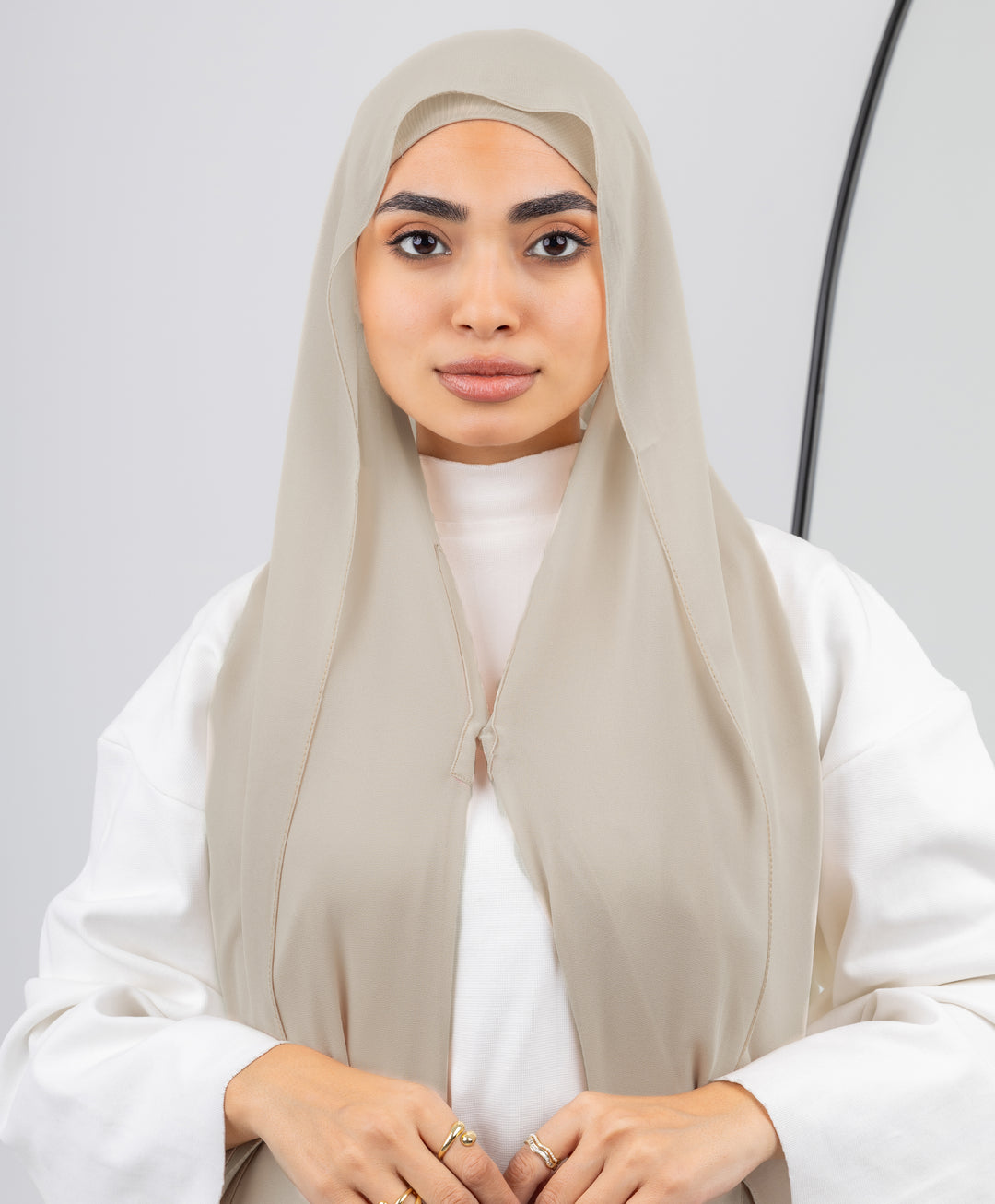 Ready Wrap Chiffon Magnetic Scarf