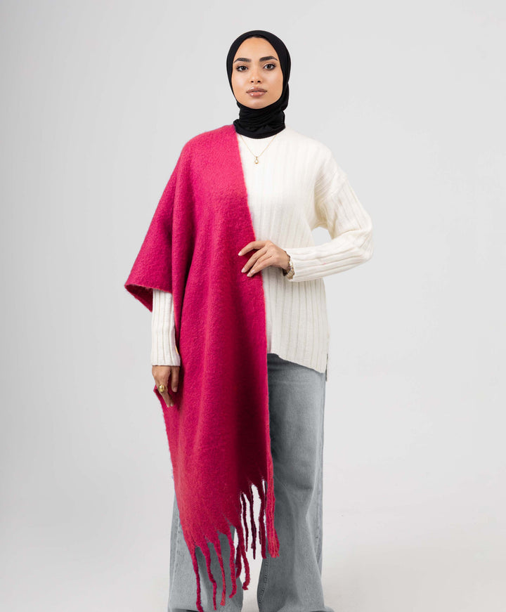 Essential Shawl-Fuschia