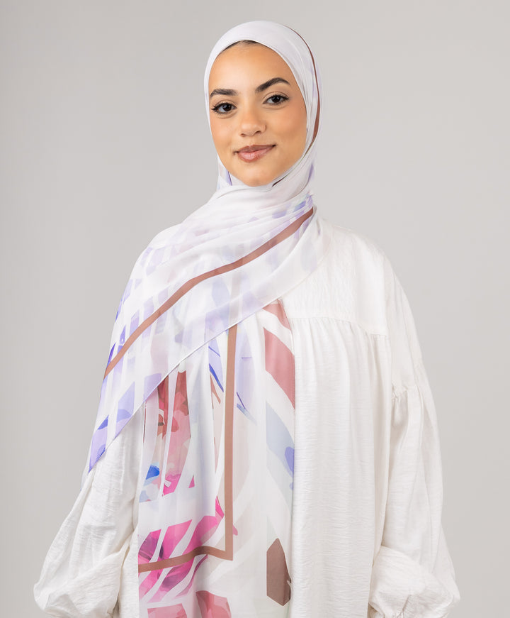 Amethyst Chiffon Scarf
