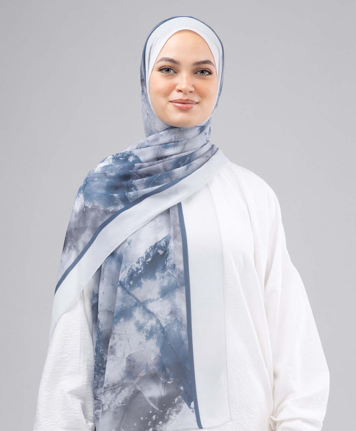 Storm Wave Chiffon Scarf