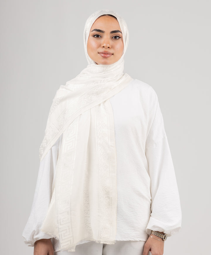 Jacquard Linen Scarf