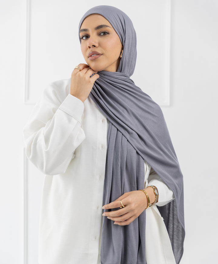Plain Cotton Lycra Scarf