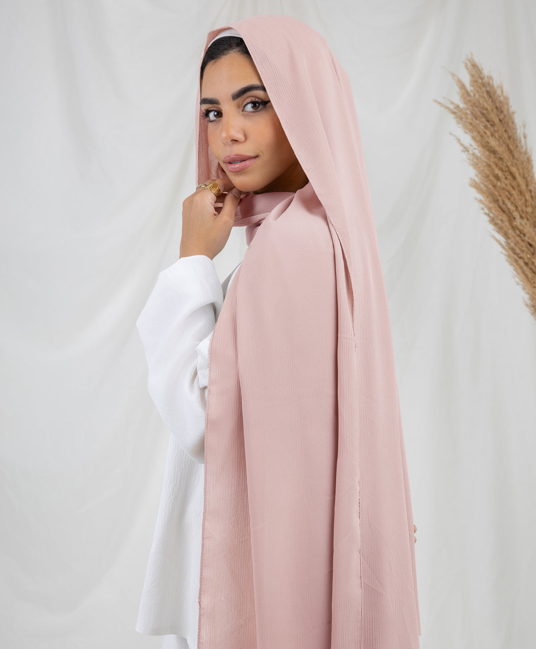Pure Chiffon Crinkle Scarf