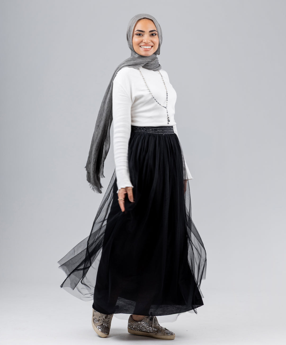 Tulle Maxi Skirt