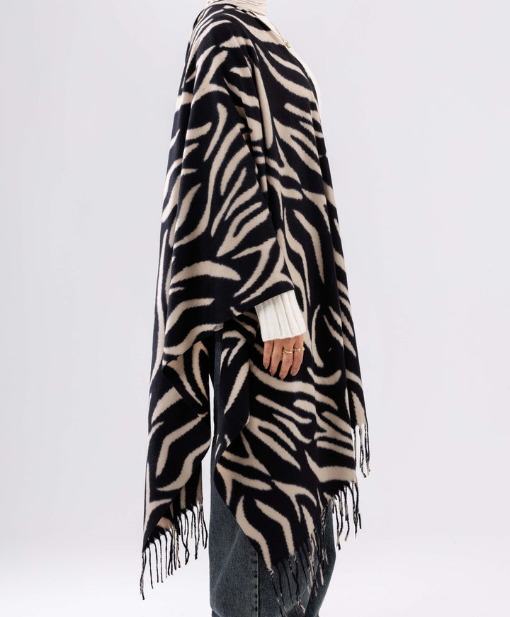 Zebra Stripe Shawl