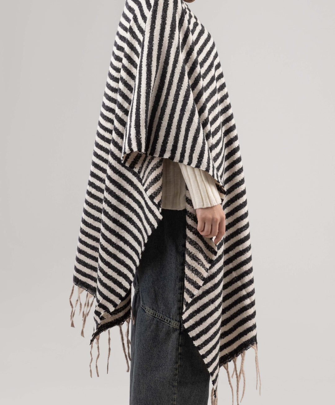 Striped Serenity Shawl