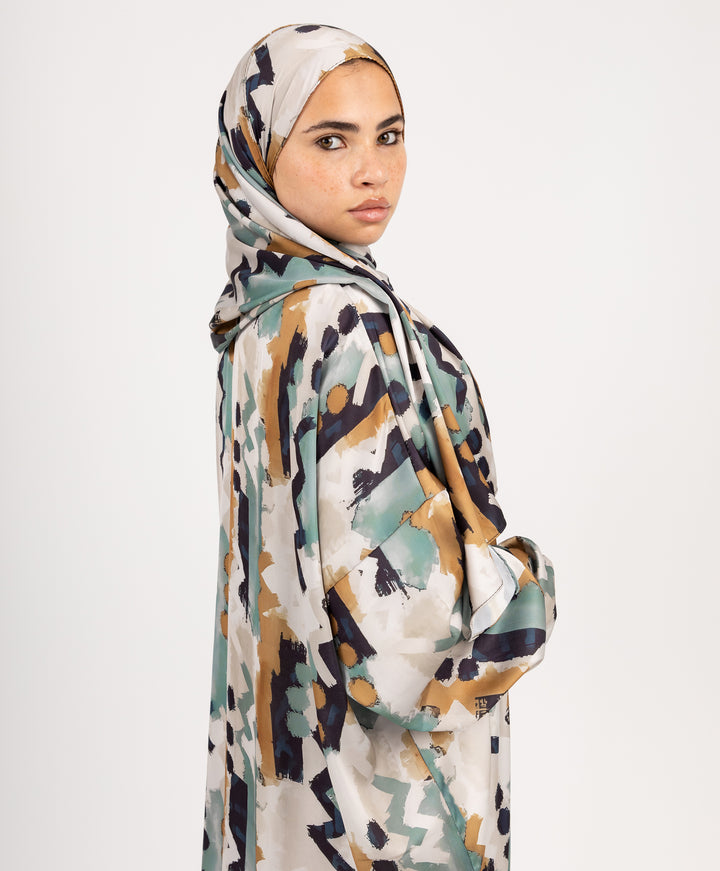 Brushstrokes Satin Isdal
