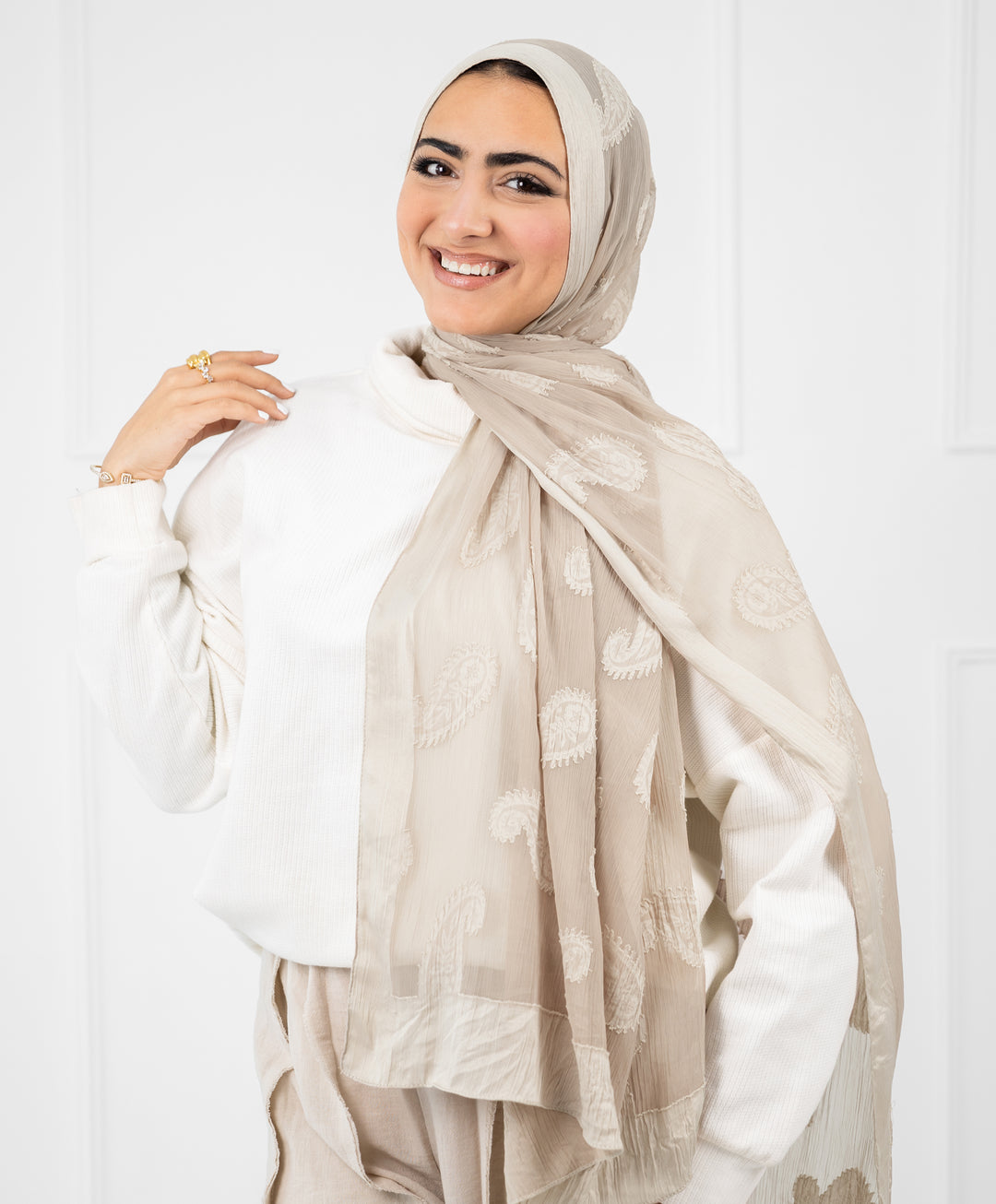 Paisley Chiffon Scarf
