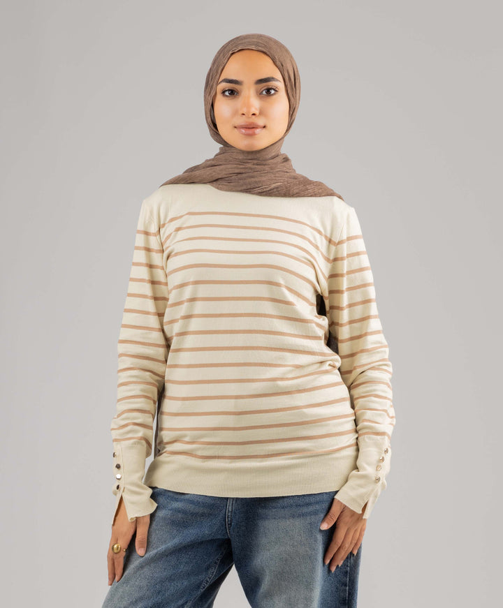Striped Soft Pullover