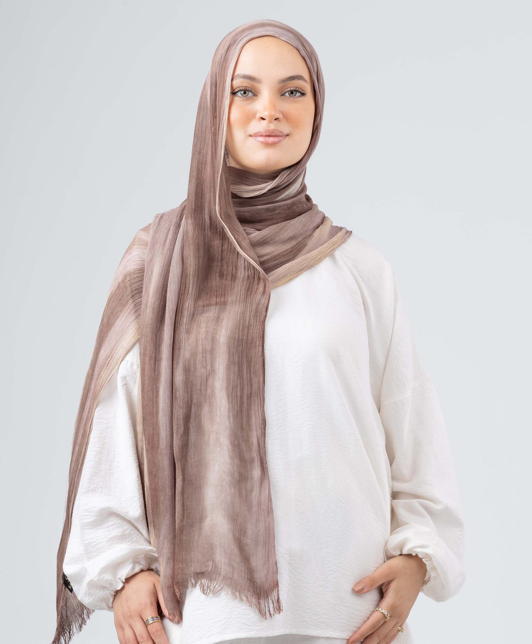 Tie Dye Linen Scarf