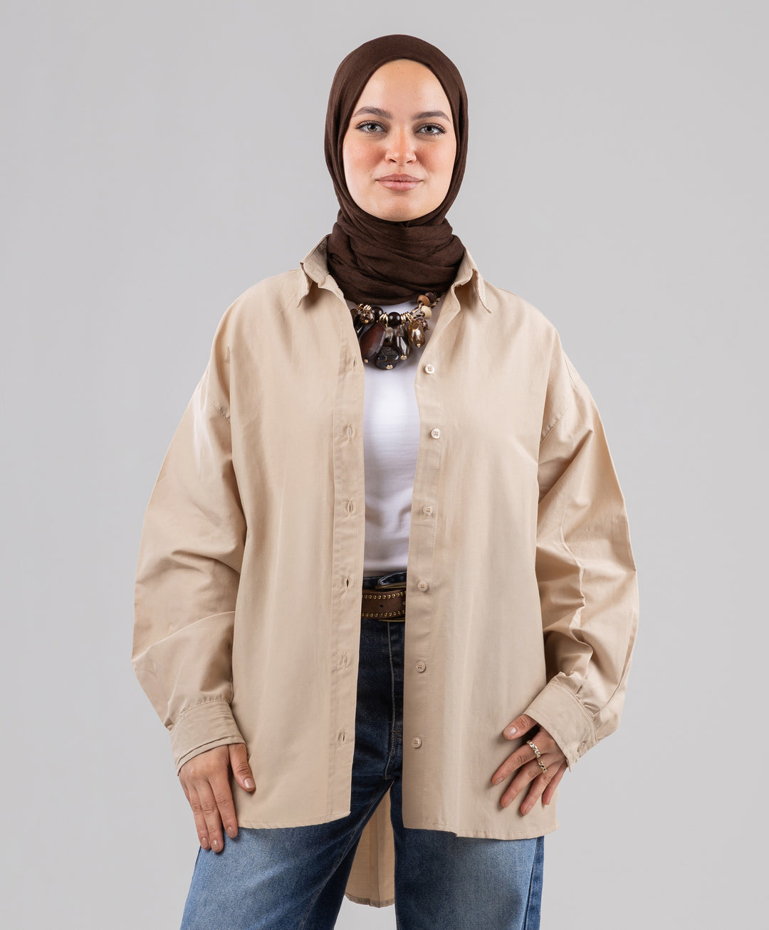 Oversized Poplin Shirt
