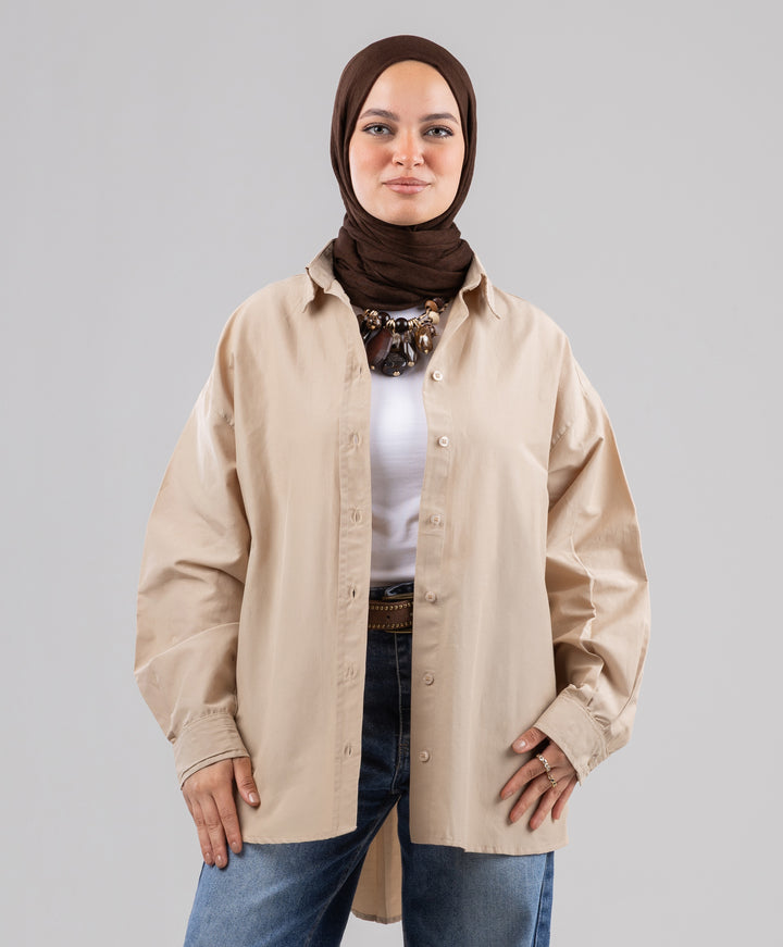 Oversized Poplin Shirt