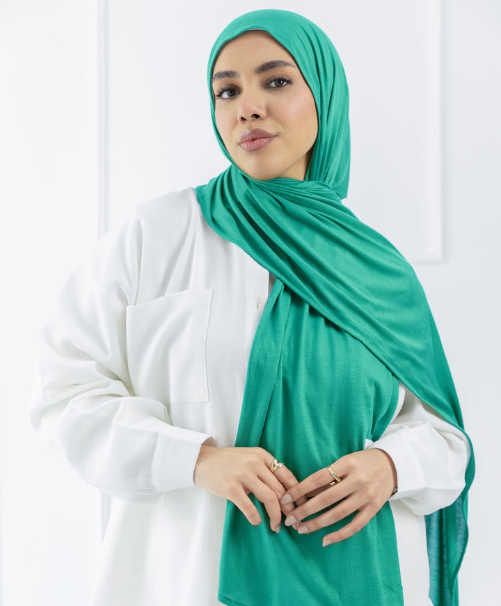 Plain Cotton Lycra Scarf