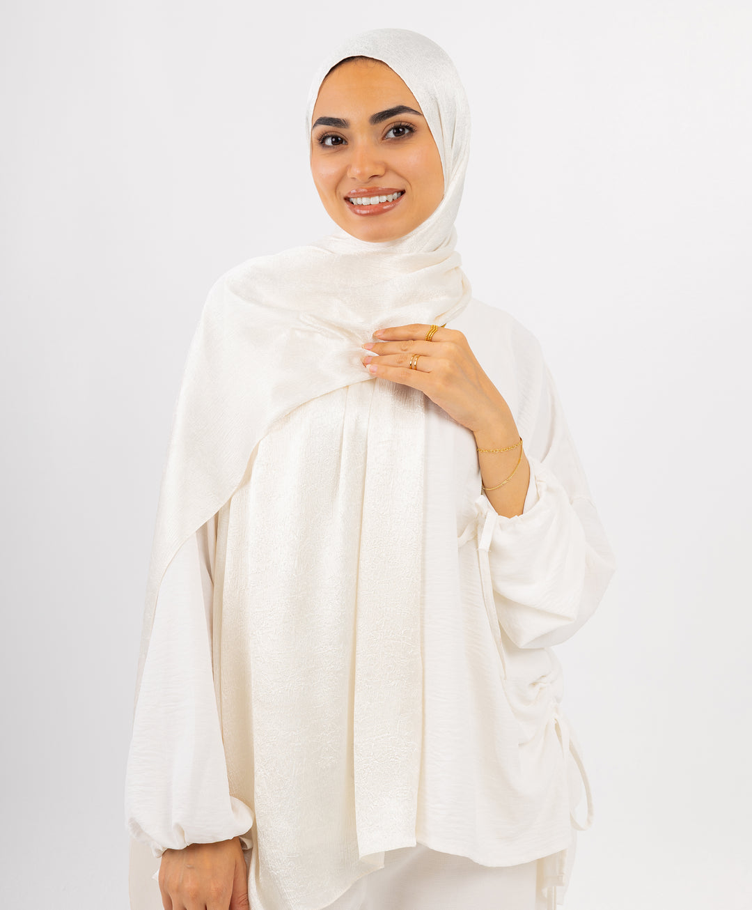 Crushed Satin Scarf