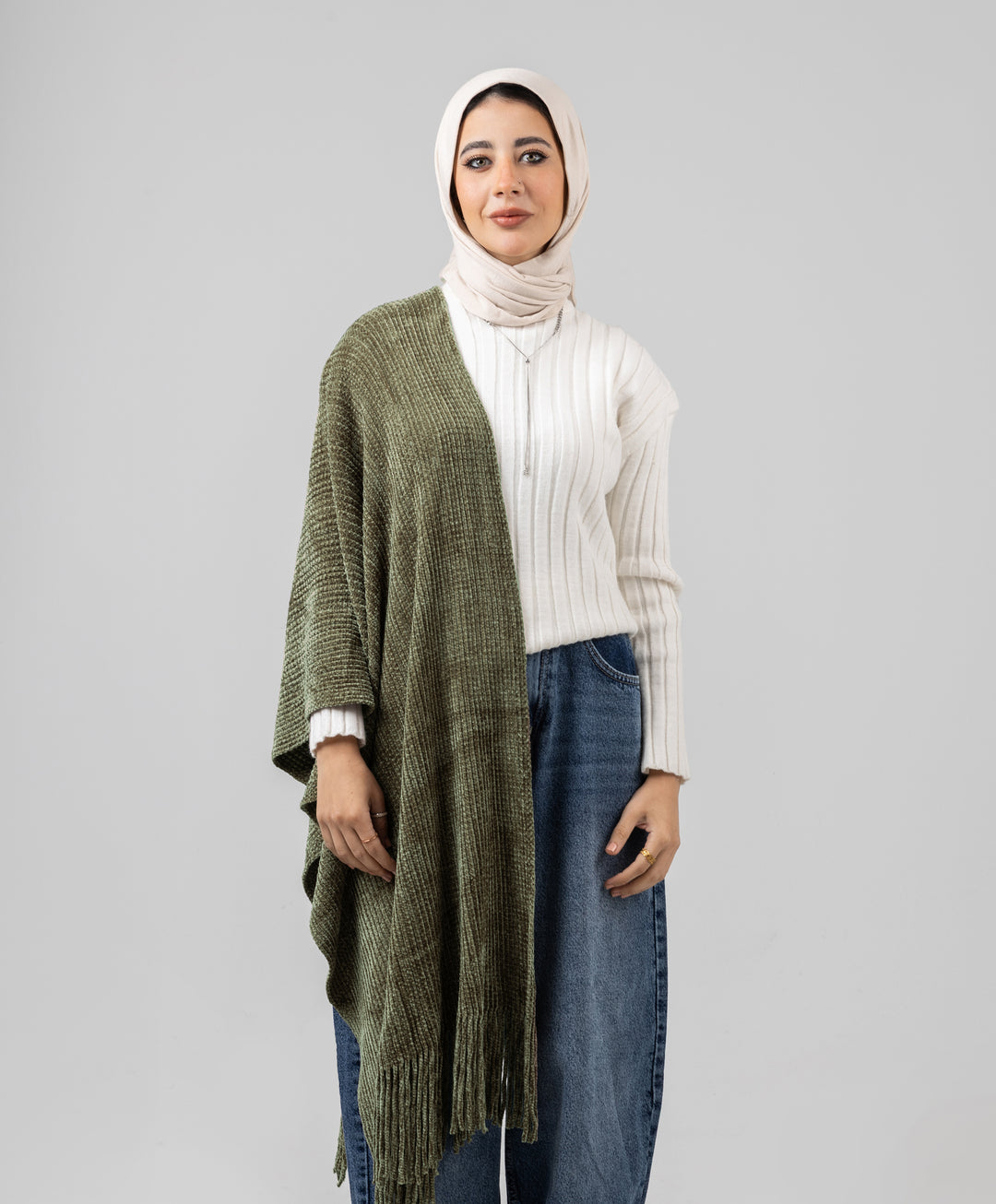 Knitted Winter Shawl