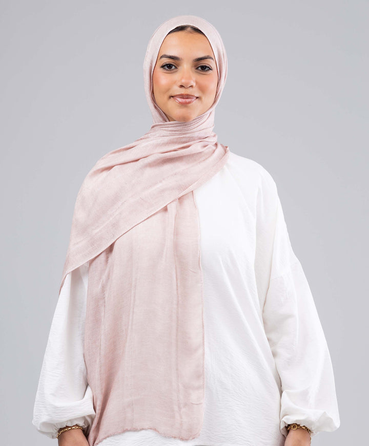 Lined Marble Cotton Scarf