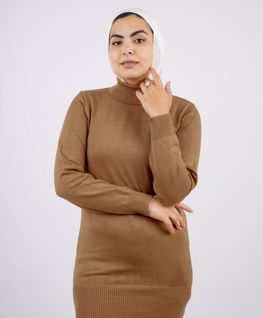 Long Modest Basic Fit Pullover