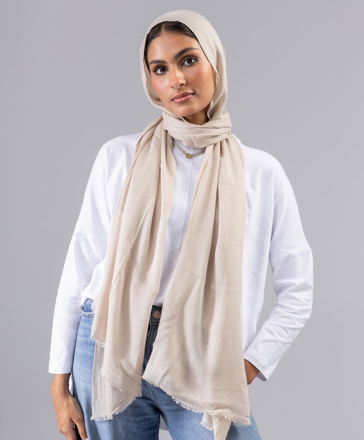 Bubbly Linen Scarf