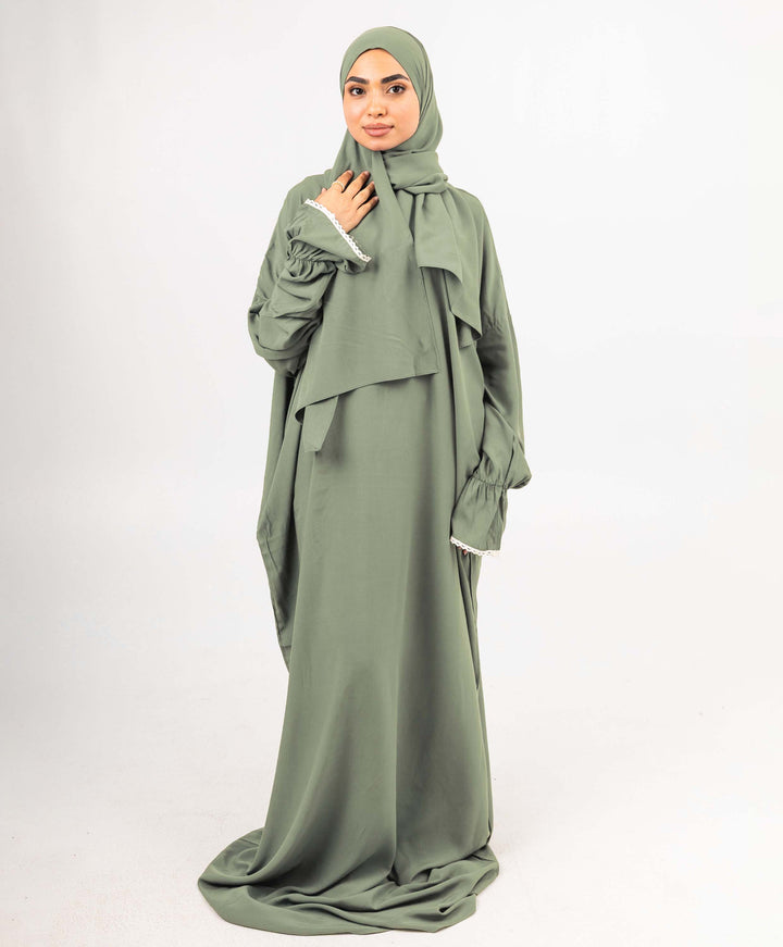 Plain Viscose Flounce Sleeves Isdal
