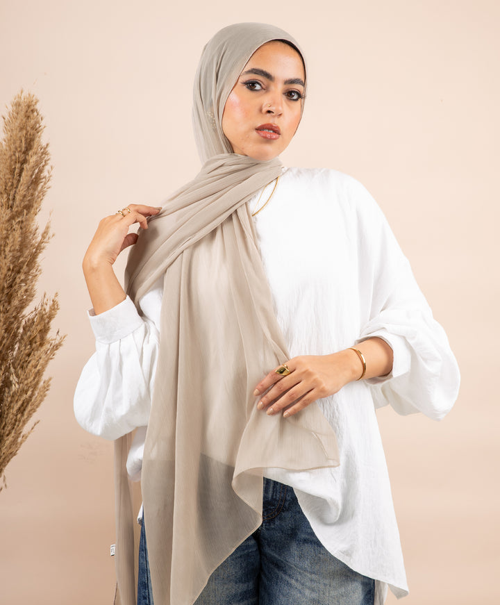Chiffon Crinkle Scarf