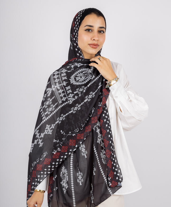 Palestine Chiffon Scarf