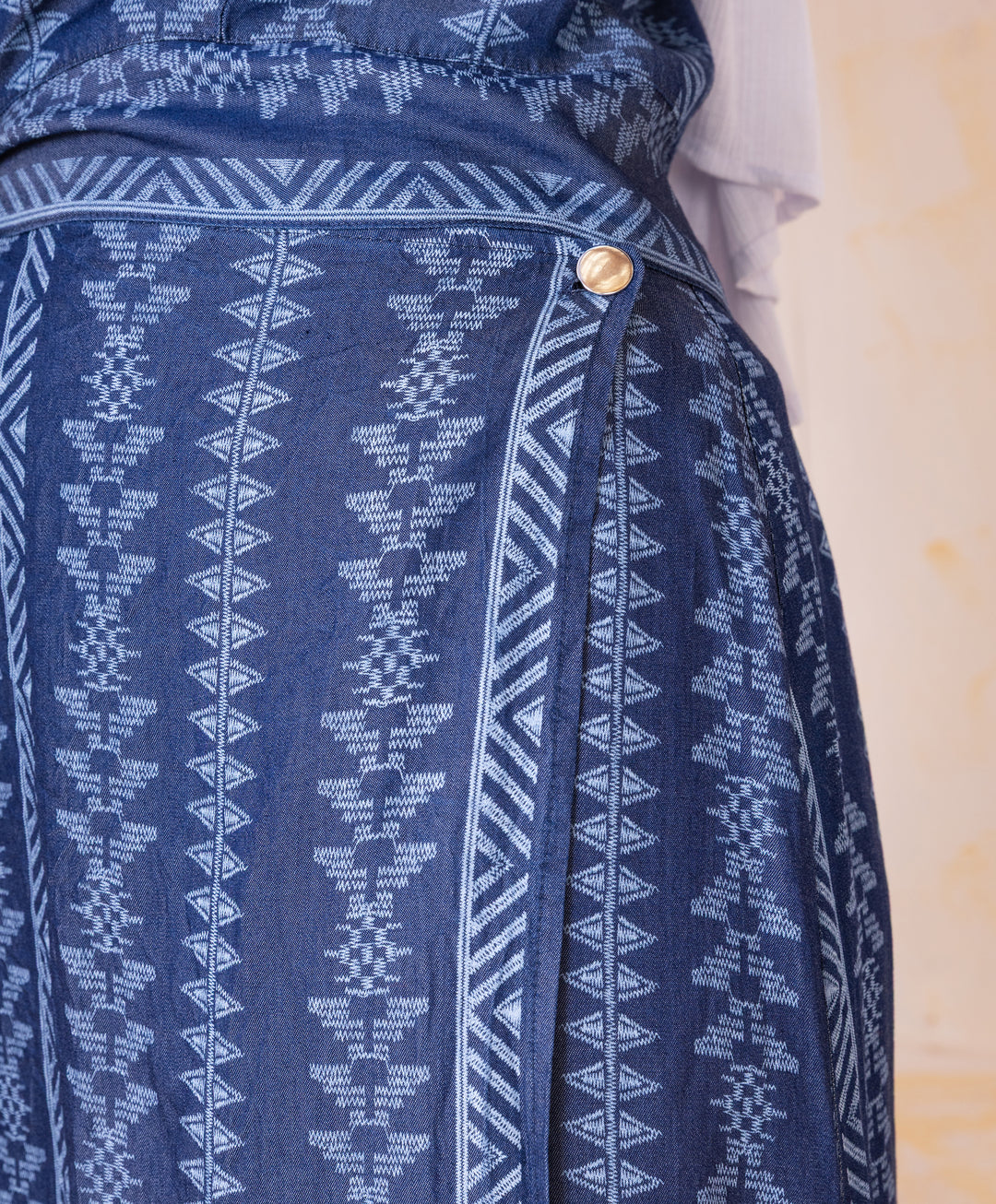 Boho Denim Skirt
