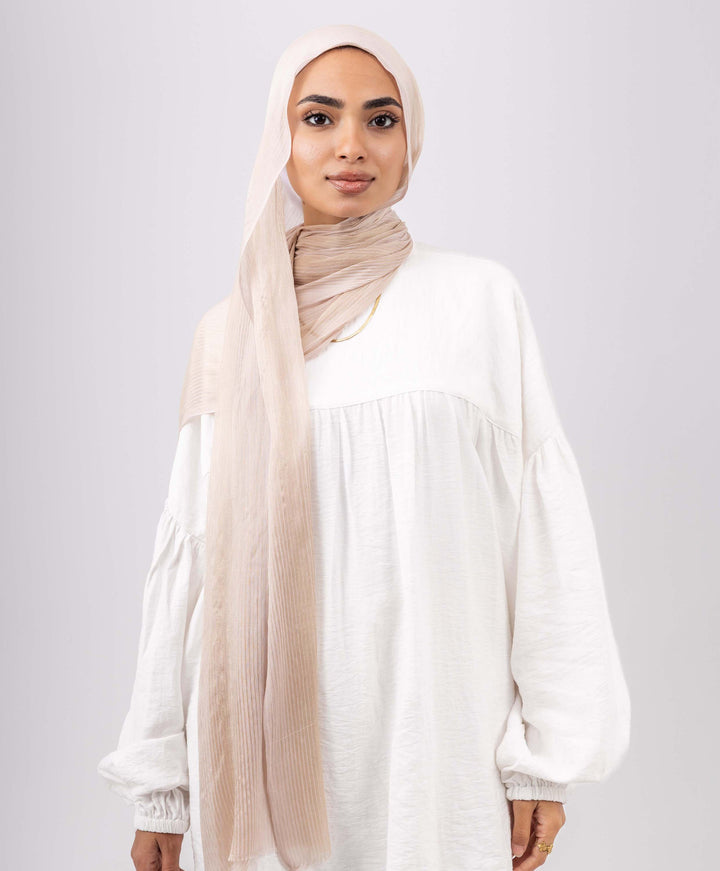 Striped Soft Linen Scarf