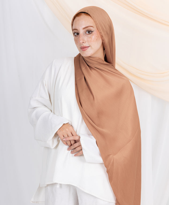 Dots Crinkle Silk Scarf